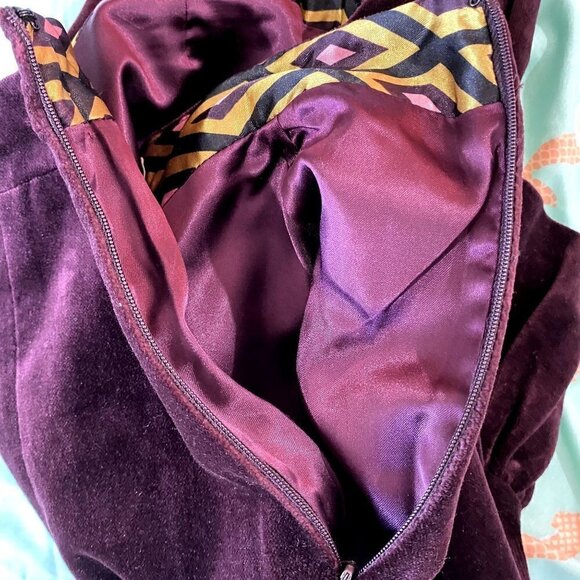 Milly Vintage Velvet Ruffle Skirt 4 - Picture 10 of 11